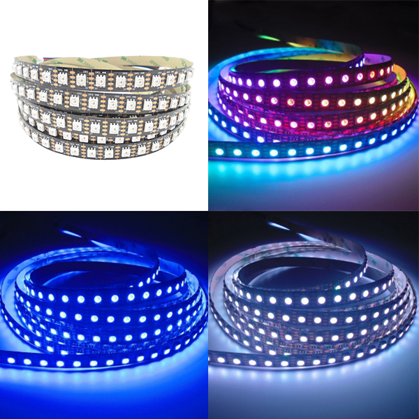 HD108 Individually Addressable RGB Pixel LED Flexible Strip Lights DC5V Full Color Changing HD108 Individually Addressable RGB Pixel LED Flexible Strip Lights DC5V Full Color Changing